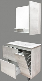 Comforty Мебель для ванной Верона 90 (Quadro) дуб белый – фотография-4